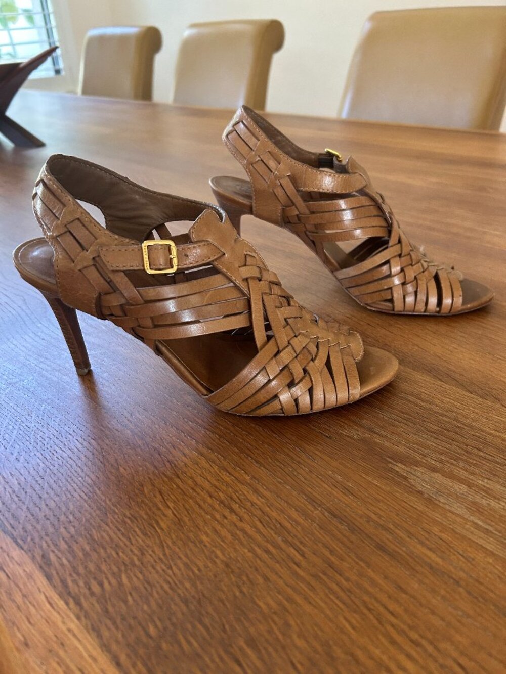 Tory Burch Strappy Heels Women’s Designer Sandals High Heel Shoes